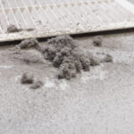 Dust,Is,Collected,From,The,Duct,Filter.,Harmful,Dust,In